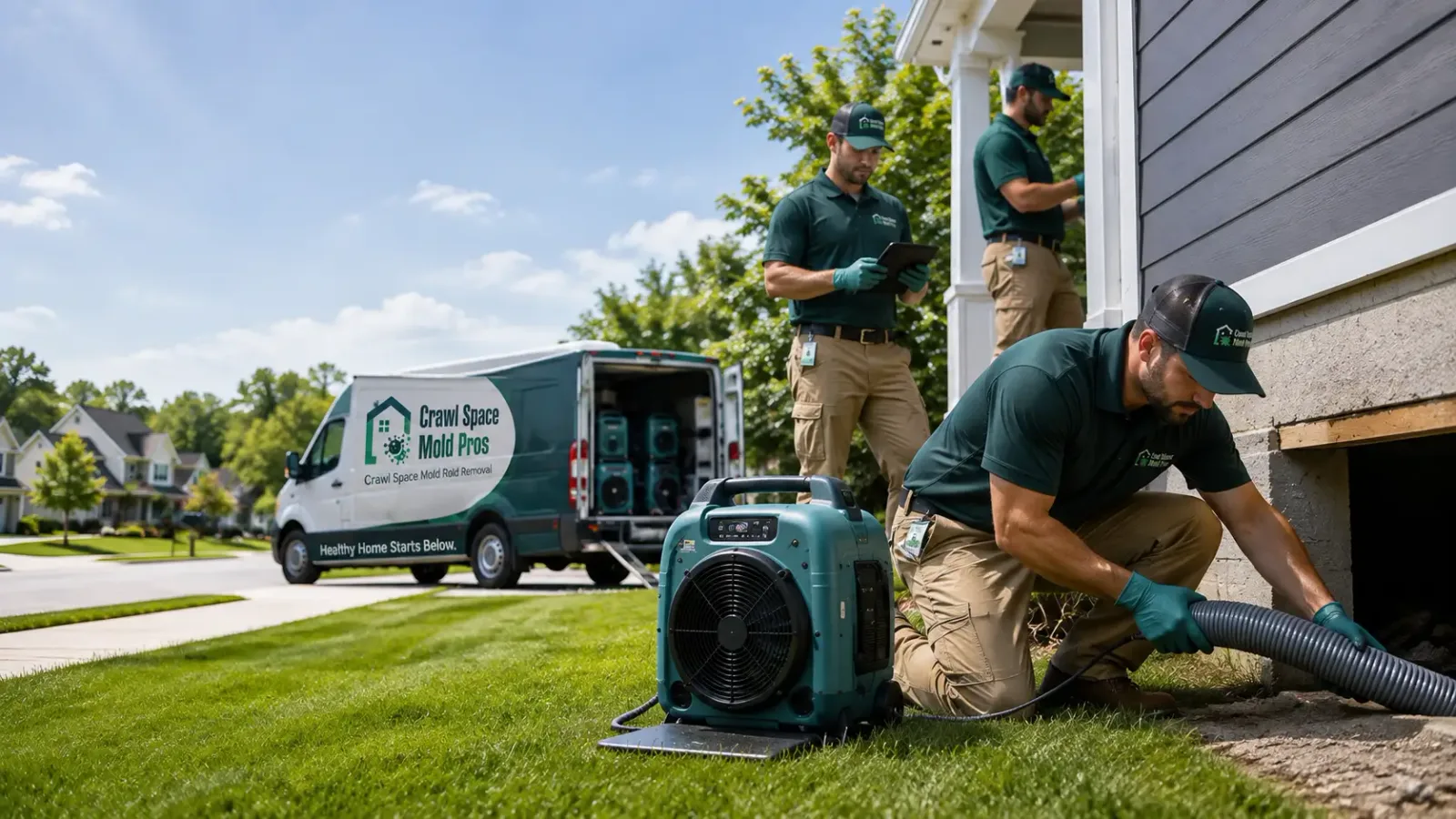 Crawl Space Mold Removal in Nordland, WA